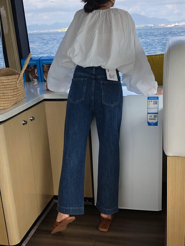 goods in stock! New year in early spring! [meet me] slim classic comfortable jeans 61122# L