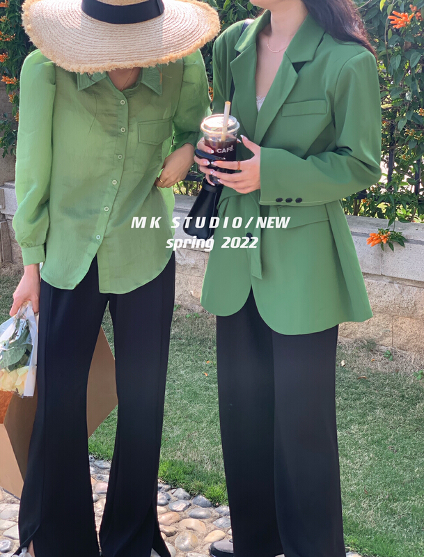 New year in early spring! [Chen] Korean comfortable large suit 3020# hjy