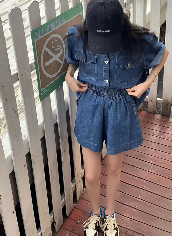 [ZhuYue] vintage fashion shirt + high waist and wide leg casual pants set 1990# ozq