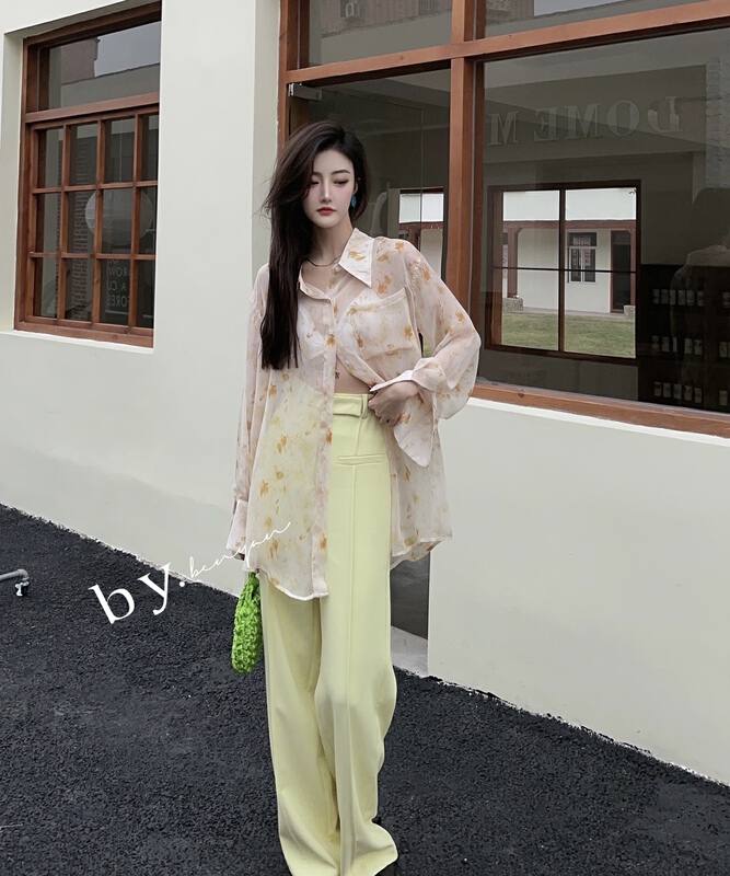 New year in early spring! [benyan] straight tube wide leg versatile trousers 9823# zxx