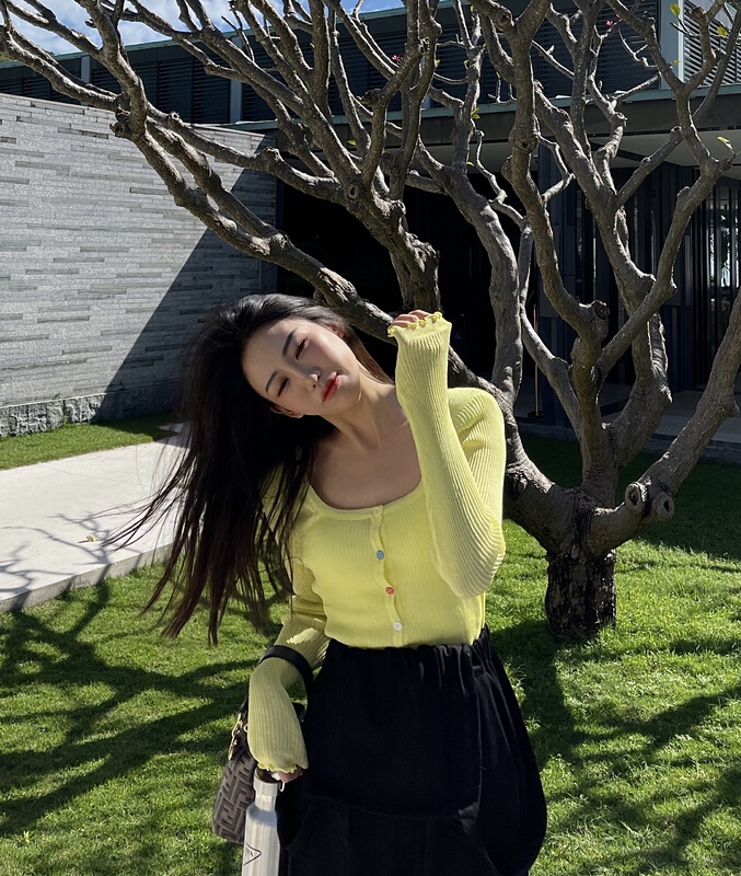New year in early spring! [Vivian] Korean slim knit cardigan 80009# zxx