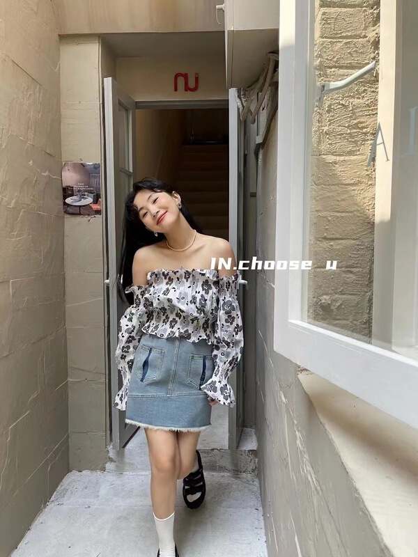 New in early summer! [in. Choose u] trim skirt 66230# zxl