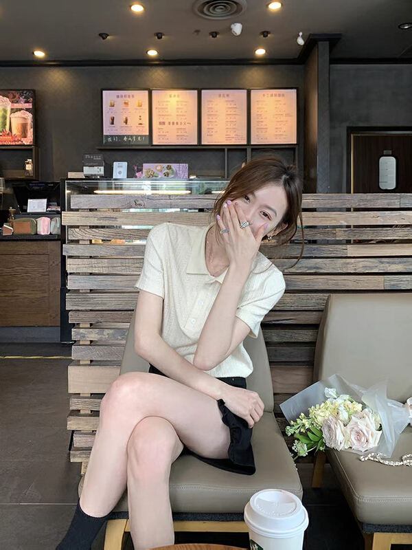 [L.L studio] versatile niche fashion sweater 7658# PCZ