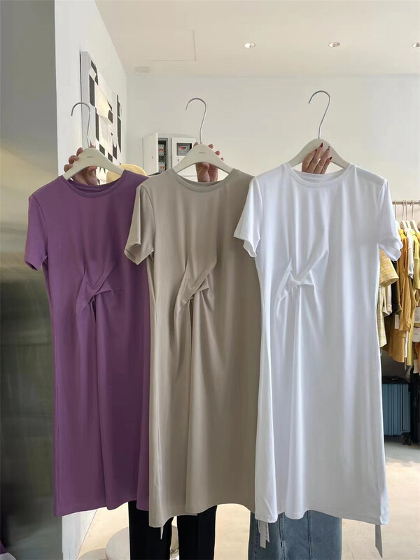 [Boran buran] irregular design, vintage and slim dress 7295# LSW