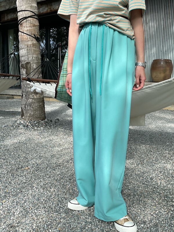 New year in early spring! Seven colors! [July] sports fashion lace up wide leg casual pants 7109# zxx