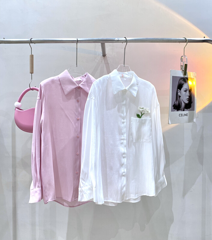 New in early summer! [sun] Chiffon versatile fashion shirt (only shirts) cy8151# lwy