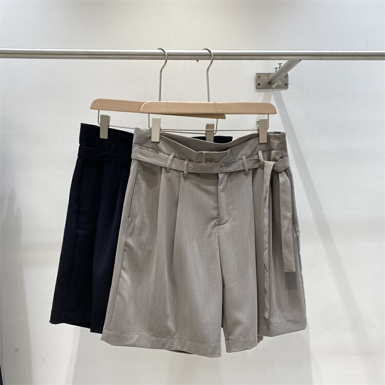 New in early summer! [be] versatile casual shorts (with belt) 0096# ZZL