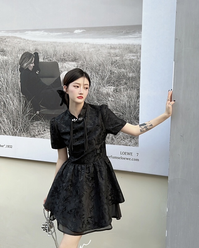 [benyan] fashion slim waist dress 6155# zxx