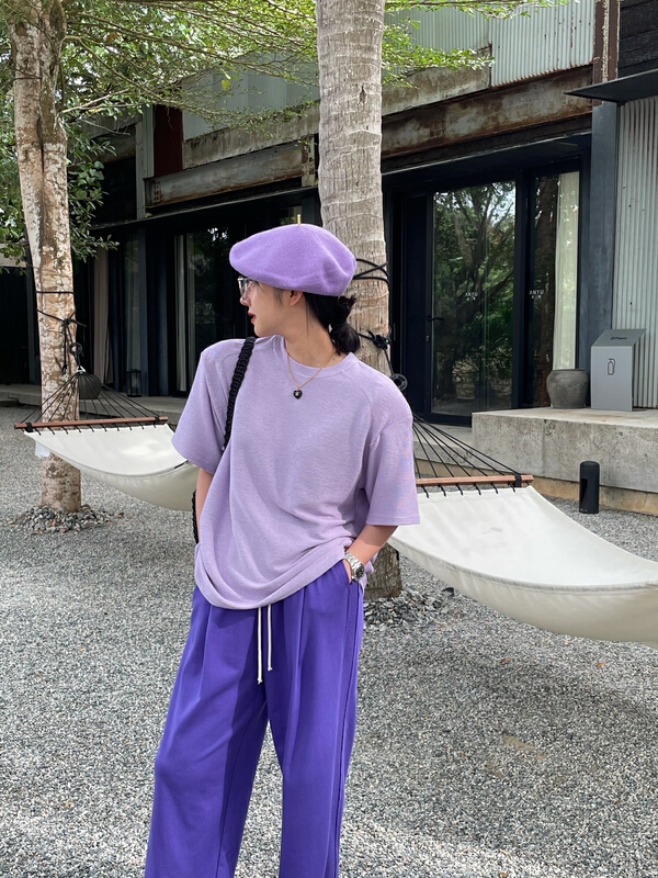 New year in early spring! [July] comfortable foreign style, loose and thin short sleeve T-shirt 1111# zxx