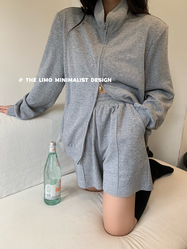 New in early summer! [the limo] elastic waist versatile sports casual shorts 6609# XYJ
