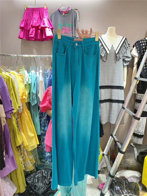 [A Mei Mei] gradient fashion skinny jeans 22100# PCZ