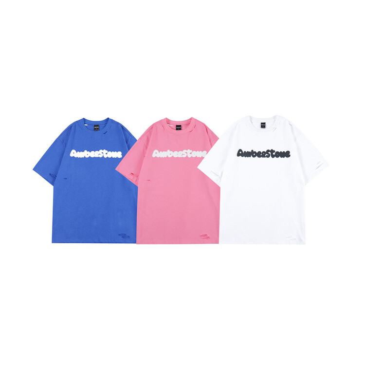 [venue] Korean versatile letter lazy short sleeve T-shirt zd838# CSX