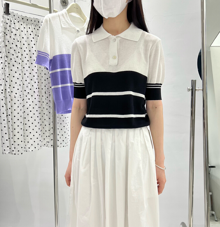goods in stock! New in early summer! [alive] versatile Korean comfortable sweater 8035# lwy