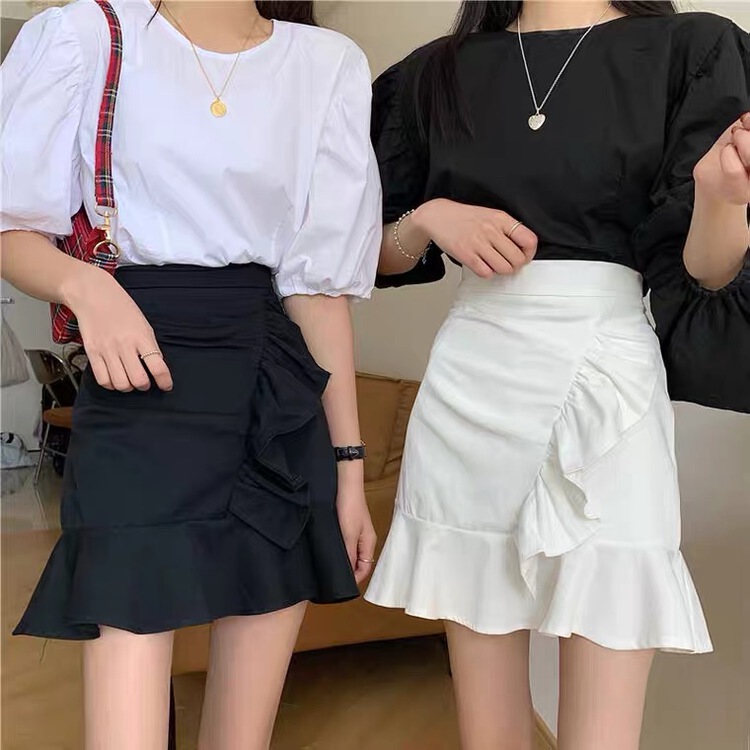 goods in stock! New in early summer! [d.ffstudio] Korean pleated versatile skirt 838# WTT
