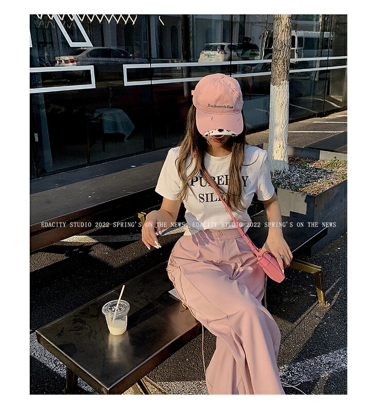 New year in early spring! [1to3] casual slim fit short letter printed short sleeve T-shirt (short sleeve only) 8066# LSW