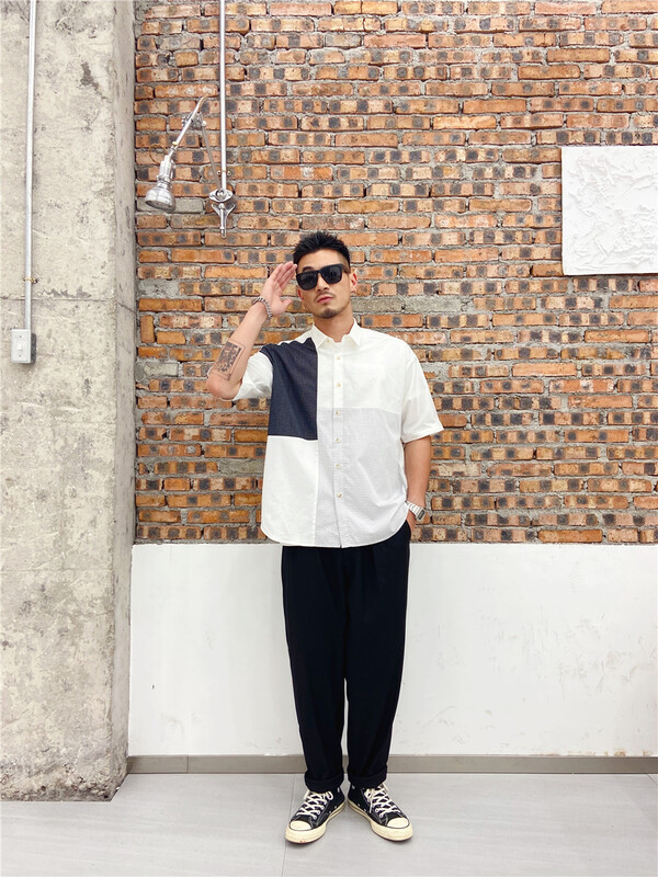 [Binli] Korean Plaid versatile shirt l087# ZZL