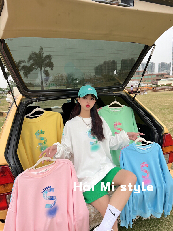 New year in early spring! [Haimi] Korean casual letter sweater (excluding matching) 3313# WTT