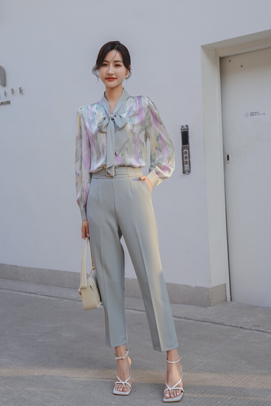 [style] temperament slim fit and versatile trousers 8663# JJ