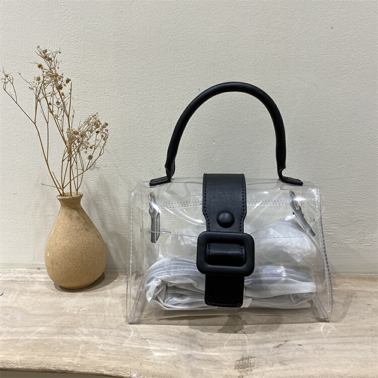 [misslan] transparent jelly Messenger Handbag (with shoulder strap) e013# XJ