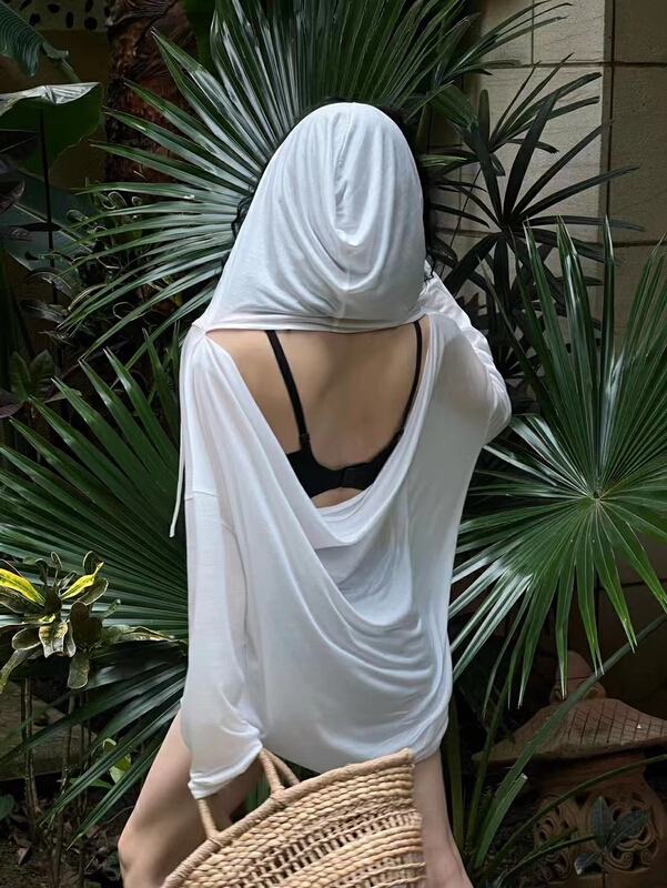 [Wu. 33] loose and versatile net sunscreen shirt 22267# WTT