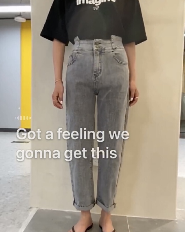 New year in early spring! [hey & Momo] slim and comfortable Korean jeans 9969-1# ll