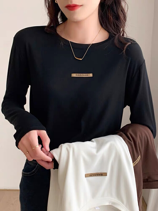 New year in early spring! [TA +] basic versatile simple fine thread bottoming shirt 8181# XYY