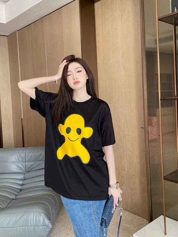 New in early summer! [Nancy] cute cartoon loose thin short sleeve T-shirt 6112# WPL