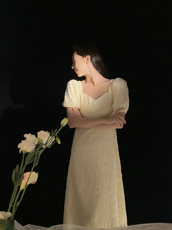 New in early summer! [u Nara] lady jacquard minority dress 81108# WPL