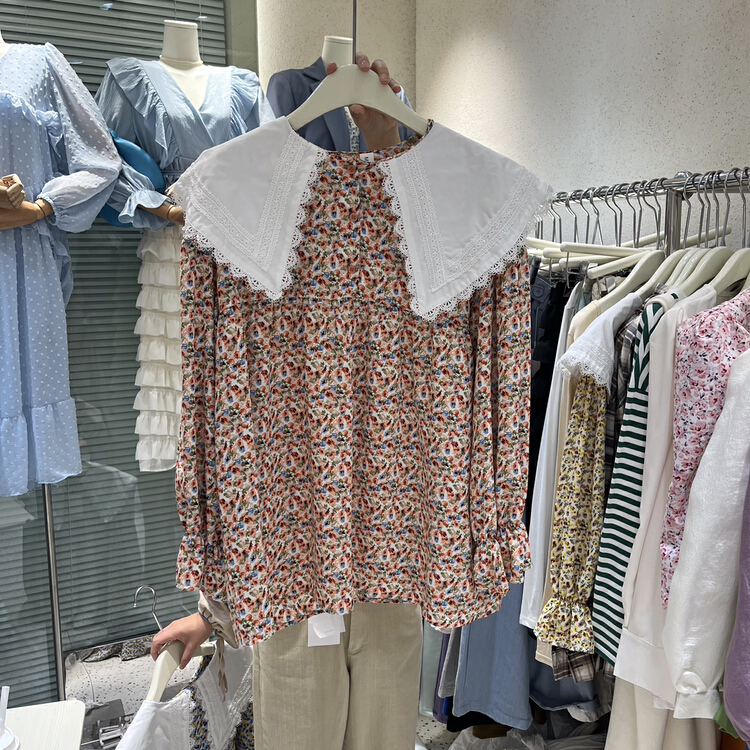 New year in early spring! [MK] fashion floral versatile shirt 3093# hjy
