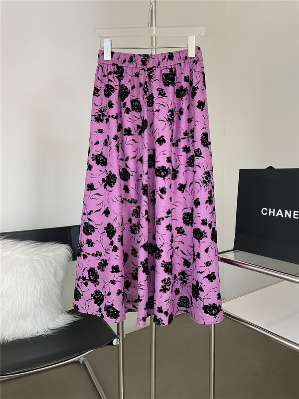 [lemon tree] Korean vintage floral skirt 66221# XYY
