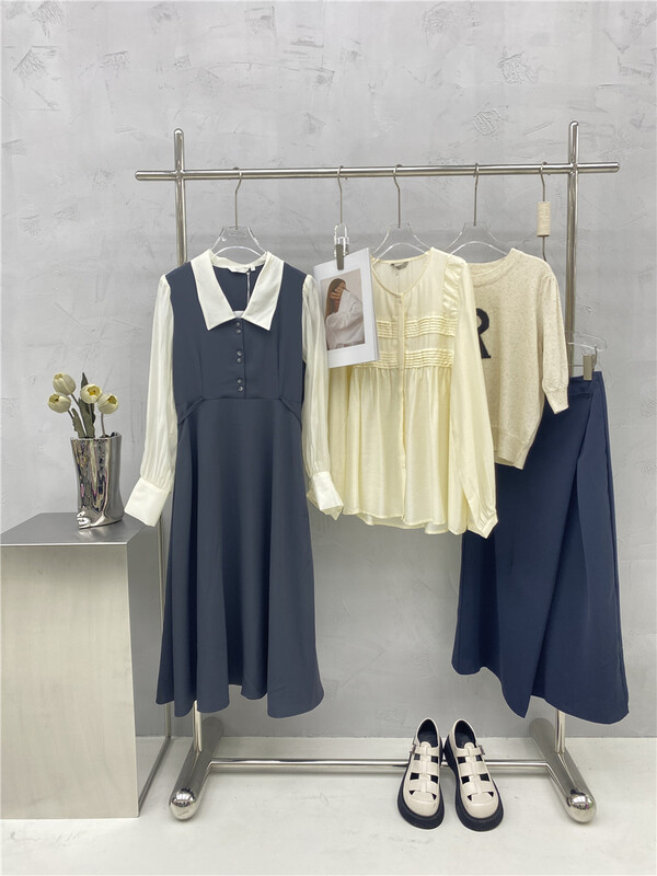 goods in stock! Cxdhh / new in early spring! [soul] Korean sweet contrast color age reducing dress ys1-xc17-bt16016211l# CSX
