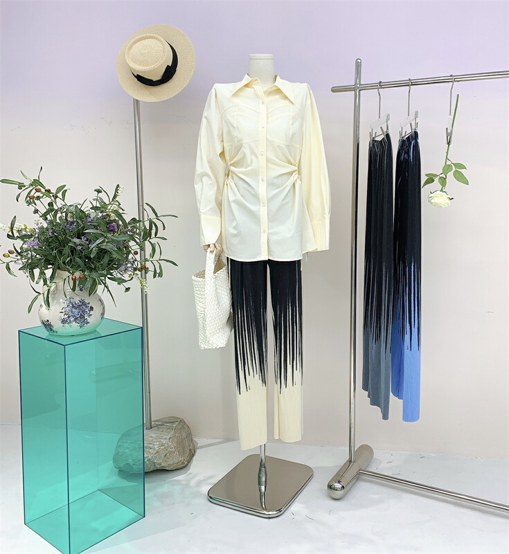 goods in stock! Cxdhh / new in early spring! [strict selection - planting grass and trees] Korean version of pure color versatile casual pants xc15-50457# ozq