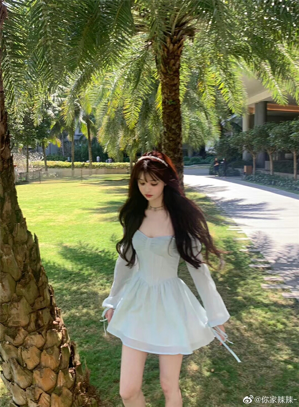 [MS studio] temperament: Slim fishbone dress 09052# PCZ