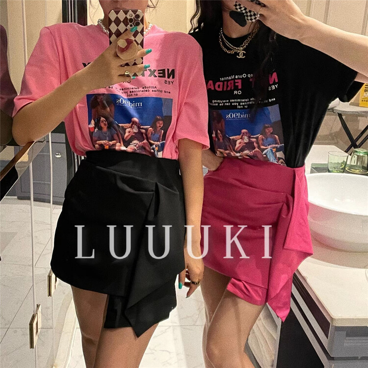 New in early summer! [luuki] temperament design feeling clean color skirt (skirt only) 28026# ozq