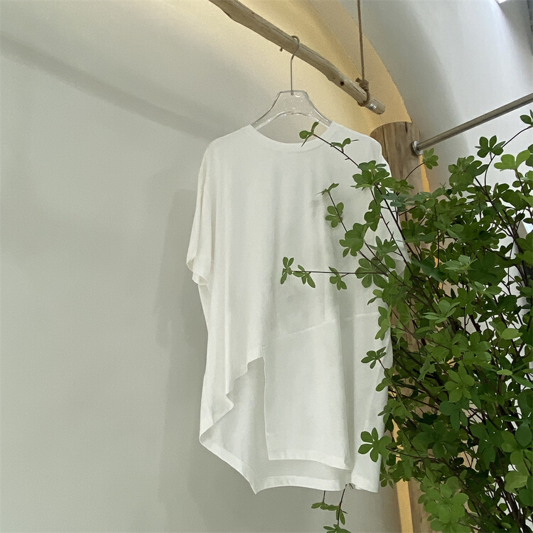 [MIG] solid color simple and versatile short sleeve T-shirt 81355# CSX