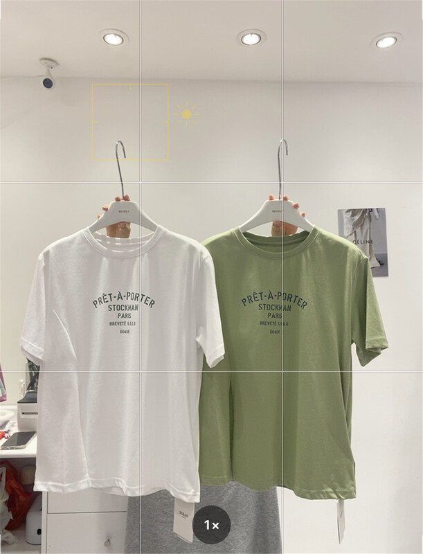[seven 7] letter split print short sleeve T-shirt 911# WTT