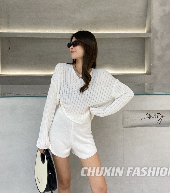goods in stock! New in early summer! [c.x Chuxin] personalized and versatile T-shirt + comfortable casual Shorts Set z80# WTT