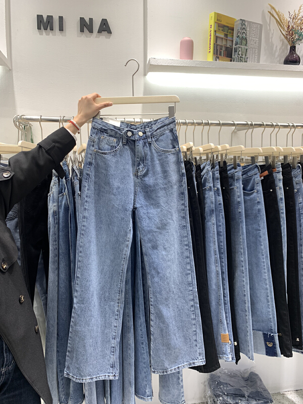 New year in early spring! [Mina] Korean loose mop jeans 1318# LSW