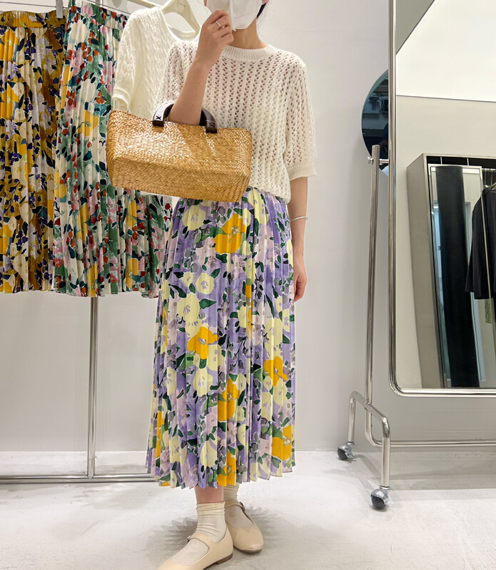 [alive] Korean featured floral skirt a13152# lwy