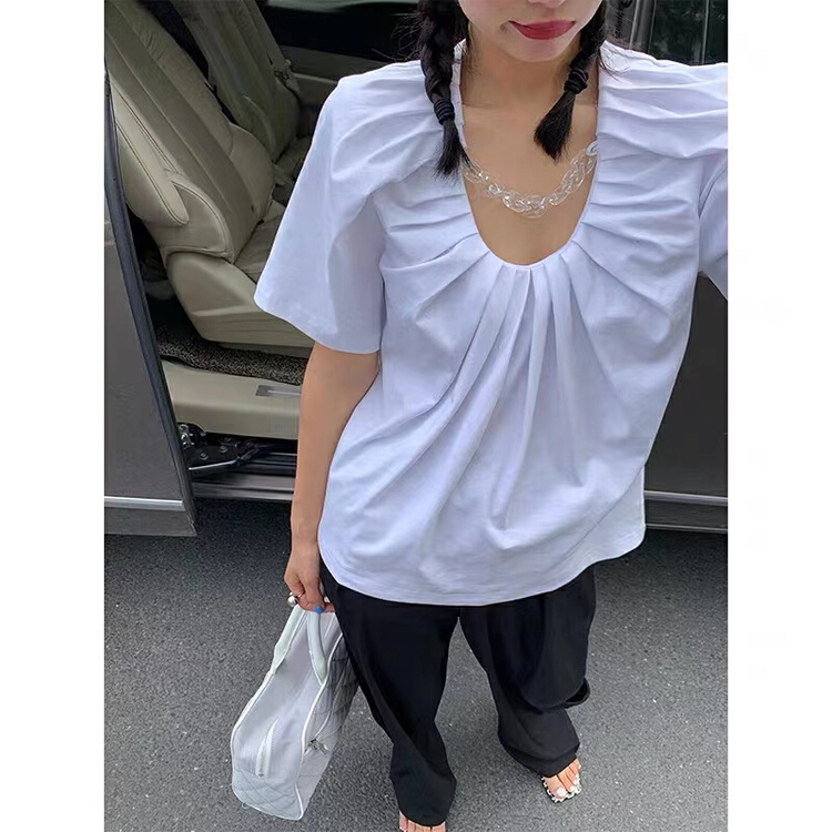 [Dajia] chain loose short sleeve T-shirt 22302# CLS