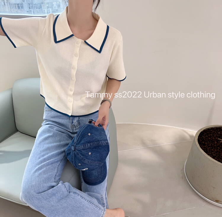 [Tammy] ice silk fashion shirt 91172# L