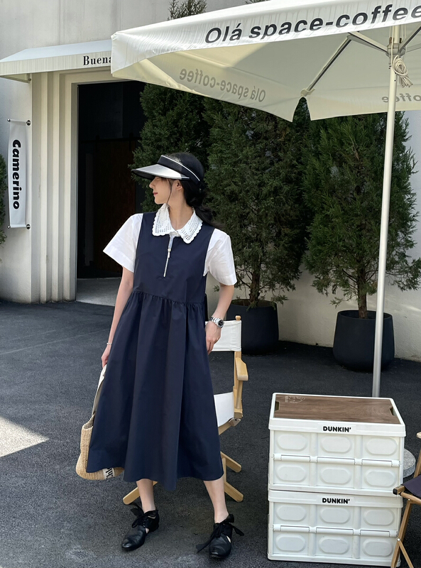 [July] Korean fashion versatile work dress (dress only) a7133# zxx