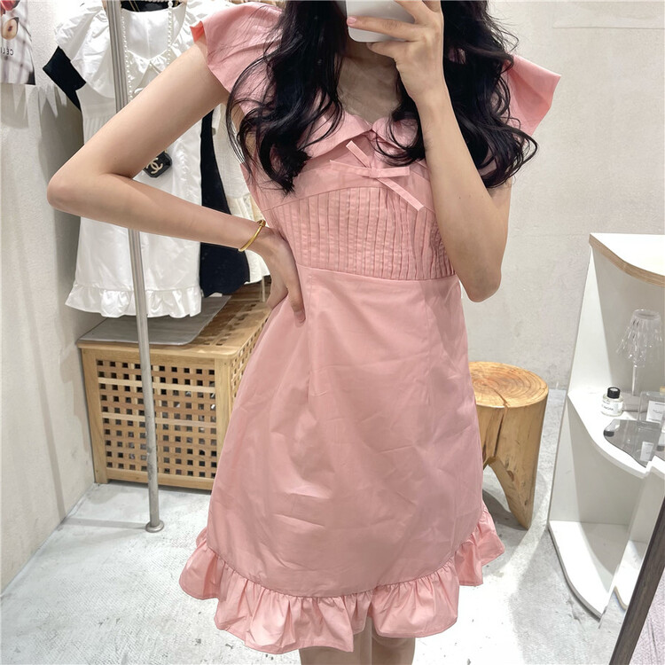 [NC Editio n (new color] doll neck sleeveless waist closing fishtail dress (without bag) z2536# zxx