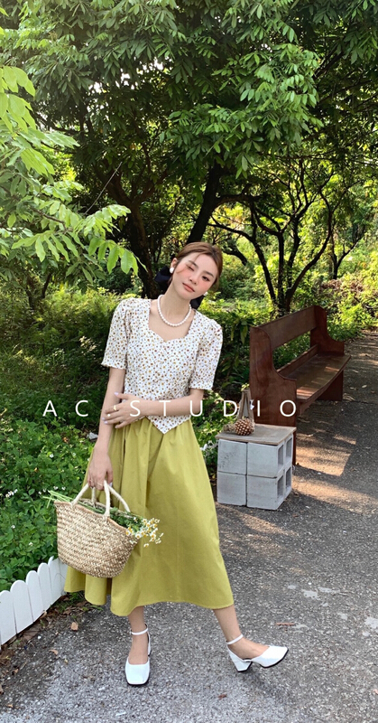 goods in stock! New in early summer! [A.C] Korean style versatile skirt (only selling skirt) 11538-1# LSL