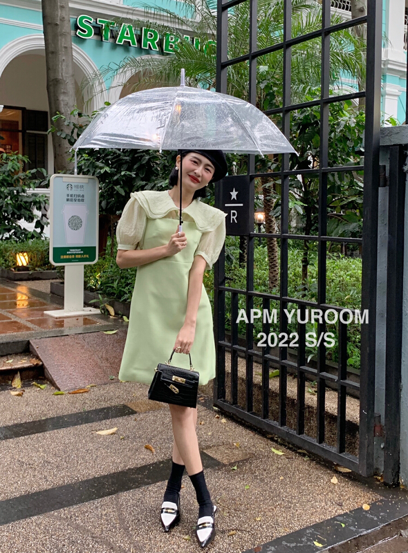goods in stock! New in early summer! [APM yuroom] Korean version of versatile college style vest dress 22930# LSL
