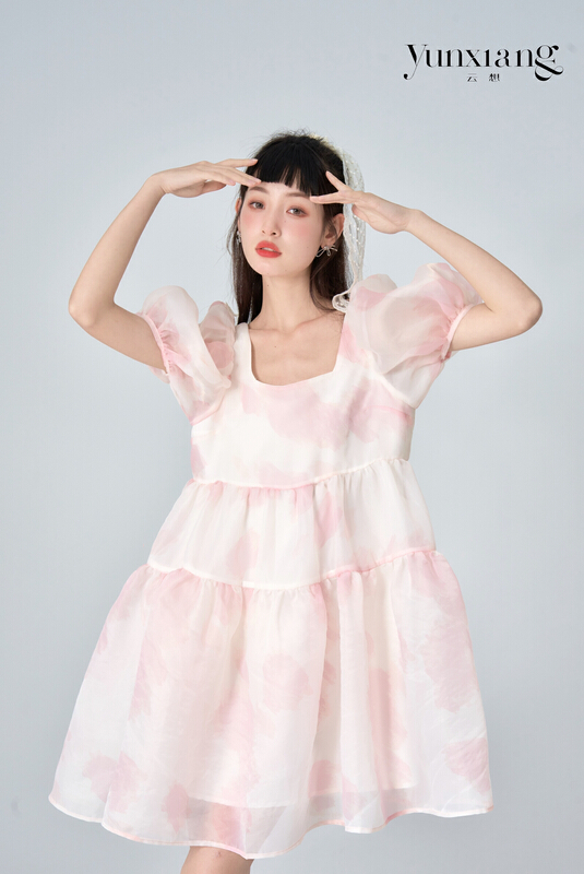 New in early summer! [Yunxiang (formerly in style & MC)] temperament sweet bubble sleeve dress 375# WPL