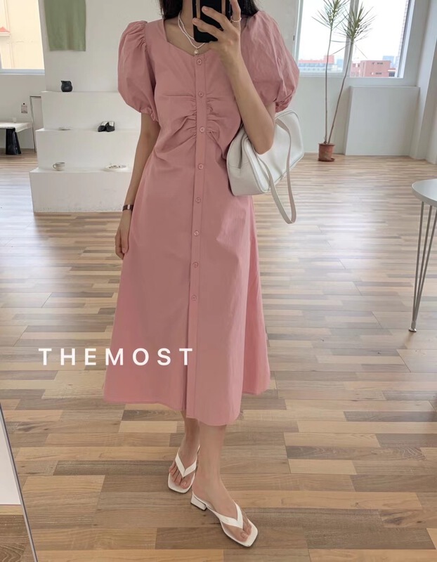 New year in early spring! [the most] Korean style slim and versatile dress 9219-1# HBx