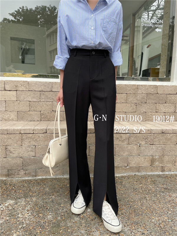 New year in early spring! [g · n] intellectual commuter style versatile trousers 19012# hjy