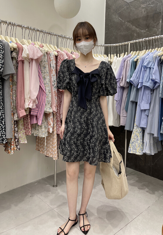New in early summer! [uone] slim and versatile dress 98514# LSL