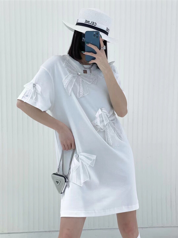 [Eric] bow design casual dress (only skirts) 1997# ozq